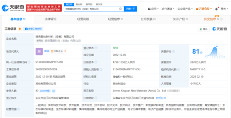 上汽旗下基金入股錦美星燦 光學薄膜研發(fā)商迎來資本新動能，加速新型膜材料制造布局